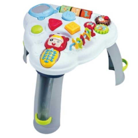 Interaktywny Stolik Edukacyjny Trójkątny Telefon Światła Dźwięki LEAN Toys Interaktywny Stolik Edukacyjny Trójkątny Telefon Światła Dźwięki LEAN Toys