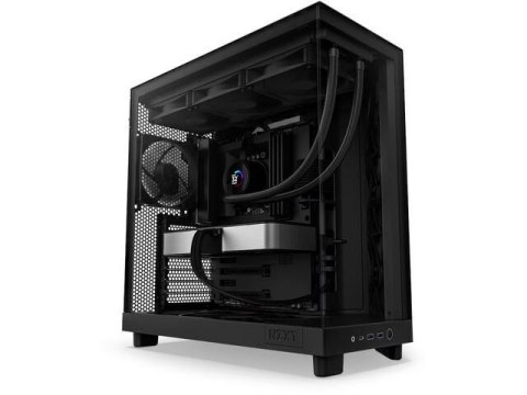 Obudowa NZXT H6 Flow Midi Tower czarna z oknem NZXT Obudowa NZXT H6 Flow Midi Tower czarna z oknem NZXT