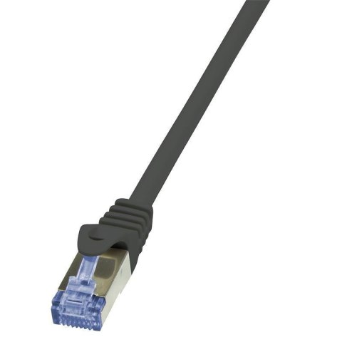 Patchcord LogiLink CQ3083S Cat.6A S/FTP 7,5m czarny LogiLink Patchcord LogiLink CQ3083S Cat.6A S/FTP 7,5m czarny LogiLink