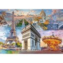 Puzzle - 2000 - Weekend w Paryżu - Trefl 27125 Trefl Puzzle