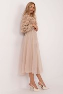 Spódnica Model DHJ-SD-19568.13X Beige - Italy Moda Italy Moda