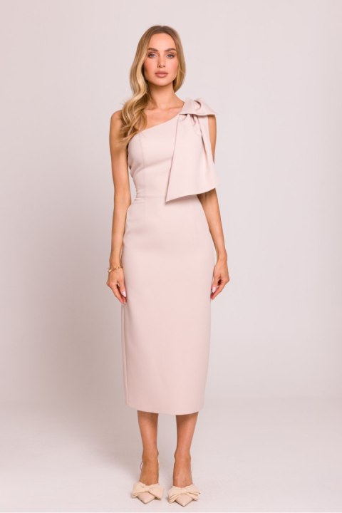 Sukienka Model MOE847 Light Beige - Moe Moe