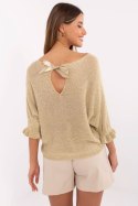 Sweter Damski Model MI-SW-2502.60 Gold - Italy Moda Italy Moda