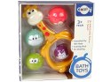 Zabawka Do Kąpieli Mini Koszykówka Żyrafa Gumowe Piłki LEAN Toys