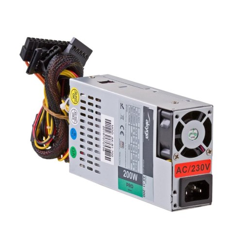 Zasilacz 1U mini ITX / Flex ATX 200W Akyga AK-I1-200 P4 PFC FAN 3xSATA AKYGA Zasilacz 1U mini ITX / Flex ATX 200W Akyga AK-I1-200 P4 PFC FAN 3xSATA AKYGA