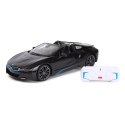 Auto R/C BMW i8 Roadster Rastar 1:12 Czarny Rastar Auto R/C BMW i8 Roadster Rastar 1:12 Czarny Rastar