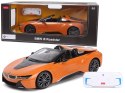 Auto R/C BMW i8 Roadster Rastar 1:12 Pomarańczowy Rastar