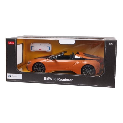 Auto R/C BMW i8 Roadster Rastar 1:12 Pomarańczowy Rastar