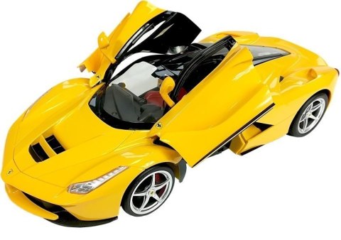 Auto R/C Ferrari Rastar 1:14 Żółte na pilota Rastar Auto R/C Ferrari Rastar 1:14 Żółte na pilota Rastar