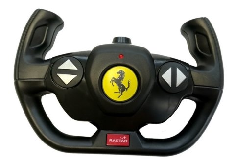 Auto R/C Ferrari Rastar 1:14 Żółte na pilota Rastar Auto R/C Ferrari Rastar 1:14 Żółte na pilota Rastar