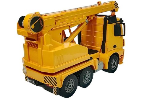 Dźwig Mercedes-Benz Arocs Zdalnie Sterowany Pilot 2.4G z Drewnem Double E Dźwig Mercedes-Benz Arocs Zdalnie Sterowany Pilot 2.4G z Drewnem Double E