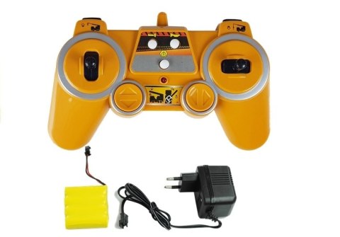 Dźwig Zdalnie Sterowany Ciężarówka z Dźwigiem Pilot 2.4G z Drewnem Double E Dźwig Zdalnie Sterowany Ciężarówka z Dźwigiem Pilot 2.4G z Drewnem Double E