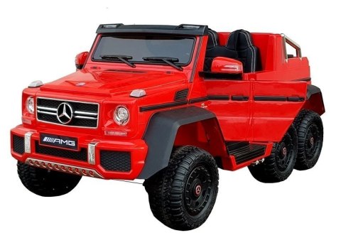 Pojazd Na Akumulator Mercedes 6x45W Czerwony MP4 LEAN CARS Pojazd Na Akumulator Mercedes 6x45W Czerwony MP4 LEAN CARS