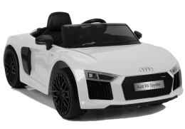 Pojazd na Akumulator Audi R8 JJ2198 Białe LEAN CARS