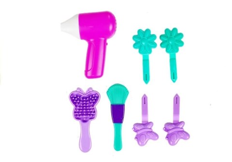 Różowa Toaletka z Krzesłem dla Małej Modelki LEAN Toys