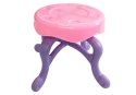 Różowa Toaletka z Krzesłem dla Małej Modelki LEAN Toys