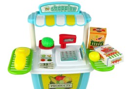 Stragan w Walizce na Kółkach Sklepik z Warzywami LEAN Toys