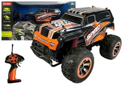 Terenowy Jeep Auto 1:18 R/C Pomarańczowe LEAN Toys