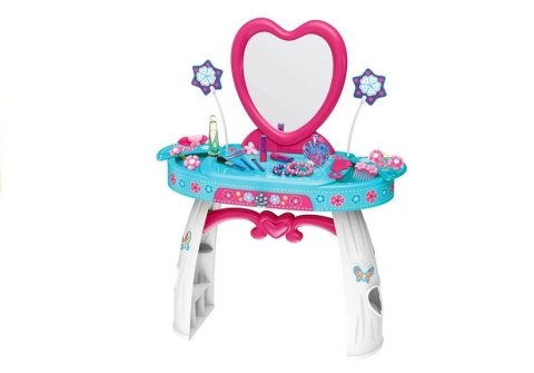 Toaletka z Lustrem + Akcesoria Suszarka Grzebień LEAN Toys