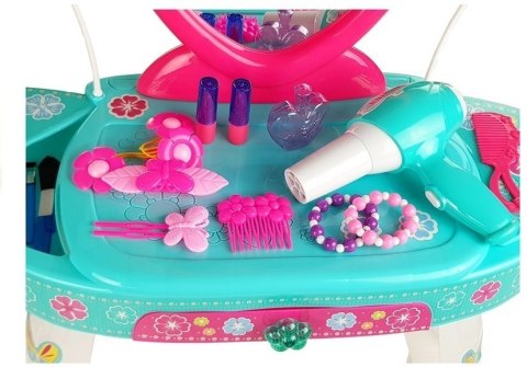 Toaletka z Lustrem + Akcesoria Suszarka Grzebień LEAN Toys