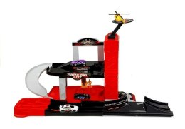 Tor Samochodowy z Lotniskiem Winda Metalowe Auta LEAN Toys