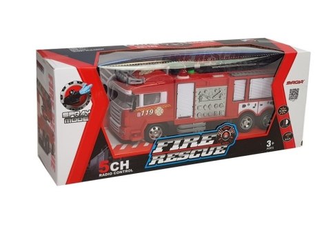 Wóz Strażacki Straż Pożarna na Radio R/C Zdalnie Sterowany Czerwony LEAN Toys Wóz Strażacki Straż Pożarna na Radio R/C Zdalnie Sterowany Czerwony LEAN Toys