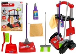 Wózek Sprzątaczki z Obrotową Szczotką + Akcesoria LEAN Toys