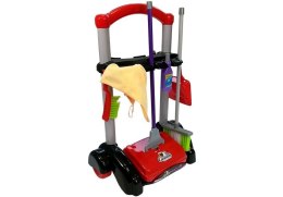 Wózek Sprzątaczki z Obrotową Szczotką + Akcesoria LEAN Toys