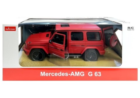 Zdalnie Sterowany Mercedes G63 Rastar R/C Czerwony Rastar Zdalnie Sterowany Mercedes G63 Rastar R/C Czerwony Rastar