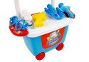 Zestaw Lekarski na Wózku Akcesoria Gabinet Termometr LEAN Toys