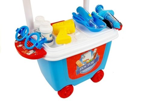 Zestaw Lekarski na Wózku Akcesoria Gabinet Termometr LEAN Toys Zestaw Lekarski na Wózku Akcesoria Gabinet Termometr LEAN Toys