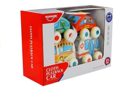 Zestaw Miękkich Aut z Napędem Służby Specjalne LEAN Toys Zestaw Miękkich Aut z Napędem Służby Specjalne LEAN Toys