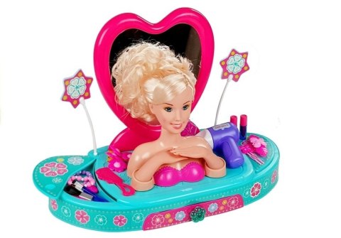 Zestaw Piękności Głowa Do Czesania Lalka LEAN Toys Zestaw Piękności Głowa Do Czesania Lalka LEAN Toys