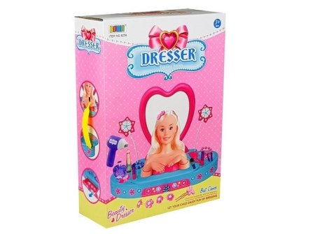 Zestaw Piękności Głowa Do Czesania Lalka LEAN Toys Zestaw Piękności Głowa Do Czesania Lalka LEAN Toys