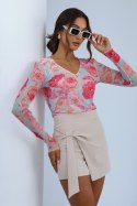 Bluzka Model Lori 200120825 Pink Flowers/Pink - LaBalancia LaBalancia