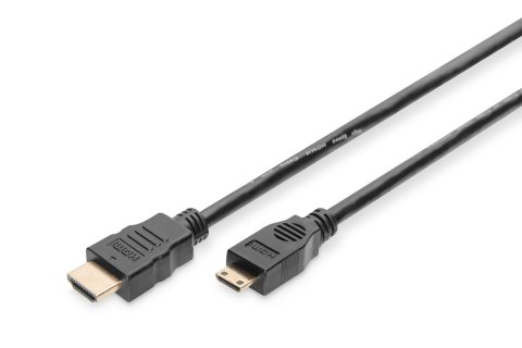 Kabel HDMI DIGITUS AK-330106-020-S HDMI C (mini)/M - HDMI A/M 2m Digitus