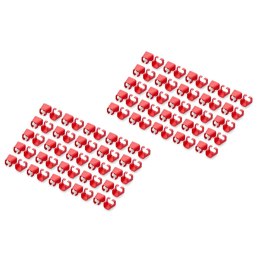 Klips na wtyk RJ45 DIGITUS czerwony, opakowanie 100 szt. Digitus