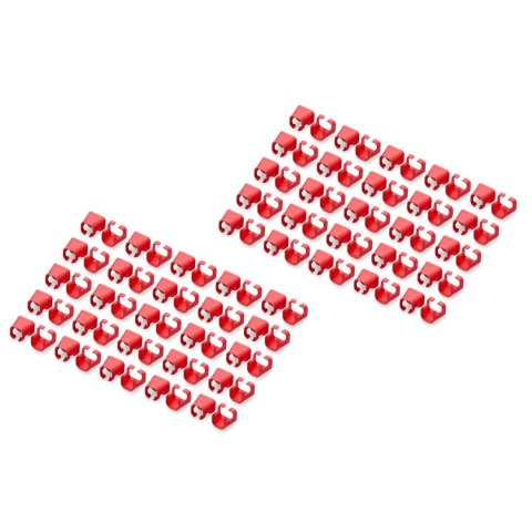 Klips na wtyk RJ45 DIGITUS czerwony, opakowanie 100 szt. Digitus Klips na wtyk RJ45 DIGITUS czerwony, opakowanie 100 szt. Digitus