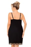 Koszulka nocna Koszula Nocna Model Hana II Plus Size Black - Donna Donna