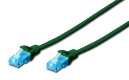 Patchcord DIGITUS UTP kat. 5e 25m PVC zielony Digitus