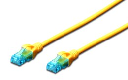 Patchcord DIGITUS UTP kat. 5e 30m PVC żółty Digitus