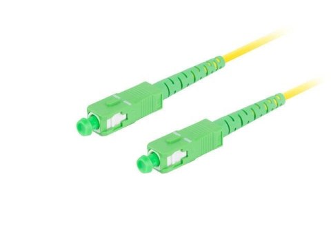 Patchcord światłowodowy Lanberg SM SC/APC-SC/APC SIMPLEX 3.0MM LSZH G657A1 3M żółty LANBERG Patchcord światłowodowy Lanberg SM SC/APC-SC/APC SIMPLEX 3.0MM LSZH G657A1 3M żółty LANBERG