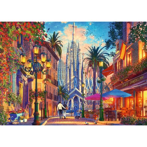 Puzzle - 1000 - Barcelona - Hiszpania - Trefl 10793 Trefl Puzzle Puzzle - 1000 - Barcelona - Hiszpania - Trefl 10793 Trefl Puzzle