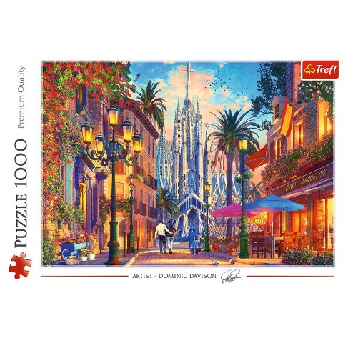 Puzzle - 1000 - Barcelona - Hiszpania - Trefl 10793 Trefl Puzzle Puzzle - 1000 - Barcelona - Hiszpania - Trefl 10793 Trefl Puzzle