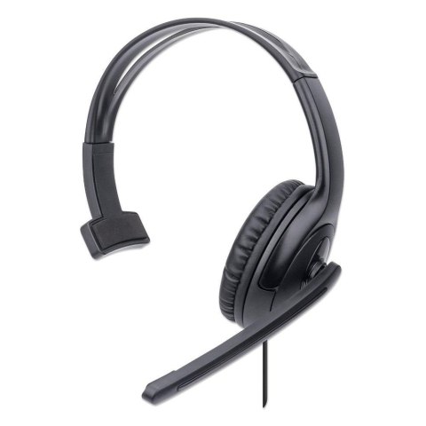 Słuchawki z mikrofonem Manhattan Mono USB Manhattan