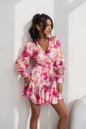 Sukienka Model Anna krótka 219851358 Piwonie/Pink/Orange - LaBalancia LaBalancia