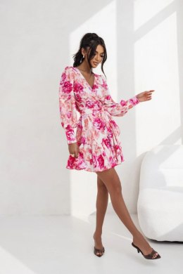 Sukienka Model Anna krótka 219851358 Piwonie/Pink/Orange - LaBalancia LaBalancia