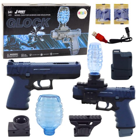 Automatyczny Pistolet Na Kulki Wodne Żelowe Niebieski LEAN Toys Automatyczny Pistolet Na Kulki Wodne Żelowe Niebieski LEAN Toys