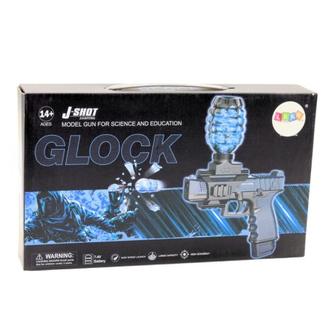 Automatyczny Pistolet Na Kulki Wodne Żelowe Niebieski LEAN Toys Automatyczny Pistolet Na Kulki Wodne Żelowe Niebieski LEAN Toys