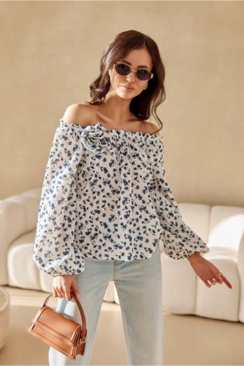 Bluzka Model Lima BLU0207-01K Navy - Roco Fashion Roco Fashion